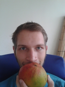 When a mangoes to Africa he'll go bananas for some fresh fruit. (I apologize)